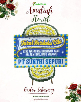 Papan Bunga Duka di Sematu Jaya