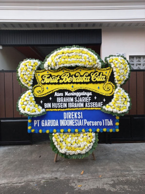 Papan Bunga Duka di Sematu Jaya