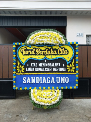 Papan Bunga Duka di Sematu Jaya